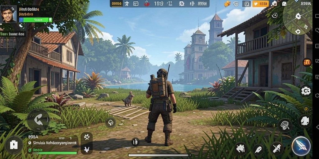 Tangkapan layar gameplay 898A dengan grafik dan interaksi yang menarik.