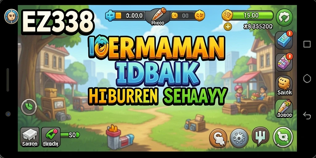 Tampilan gameplay EZ338 yang menarik dan menawan.