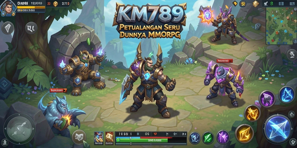 Tampilan gameplay menarik dan seru dalam KM789.