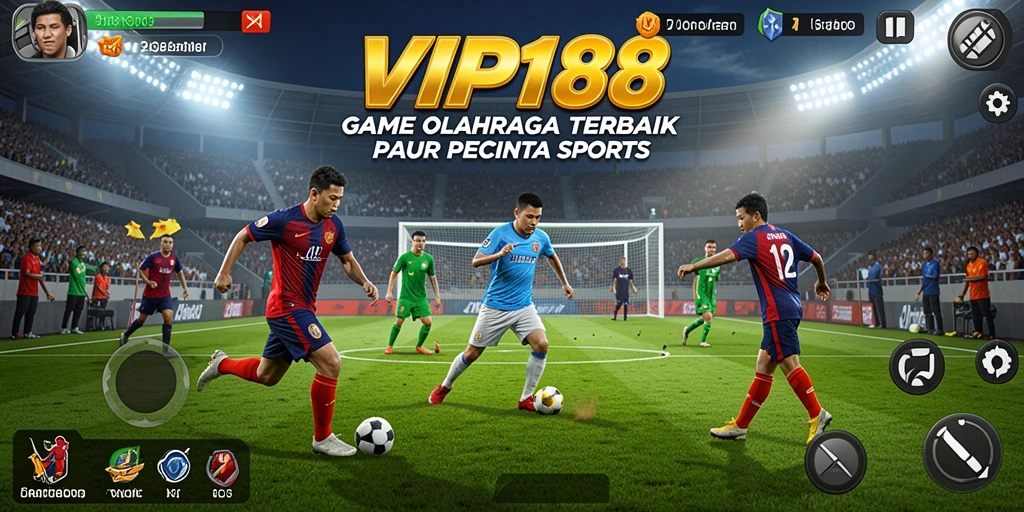 Screenshot gameplay VIP188 menunjukkan aksi olahraga yang seru dan mendebarkan.