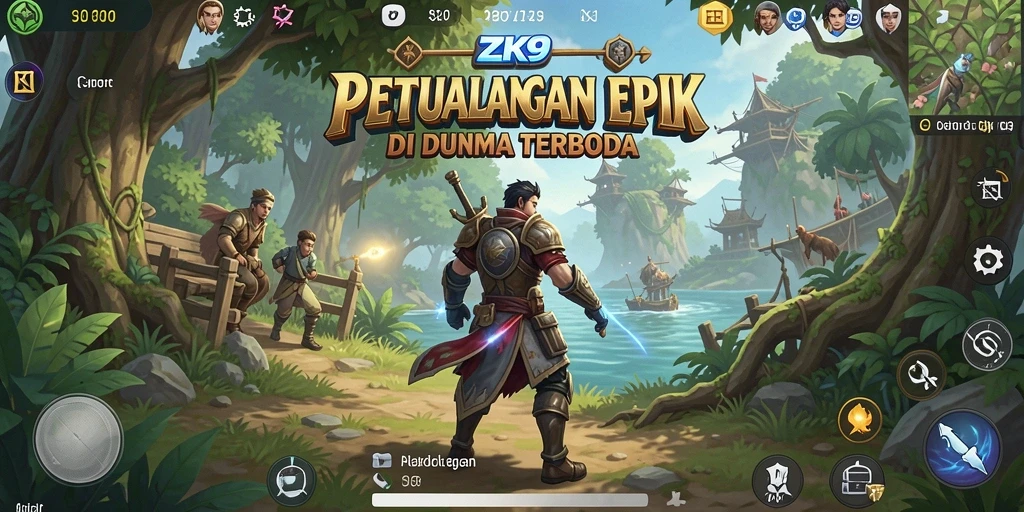 Gameplay ZK9 yang menampilkan dunia terbuka dengan eksplorasi tak terbatas.